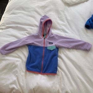 Girls Patagonia fleece jacket
